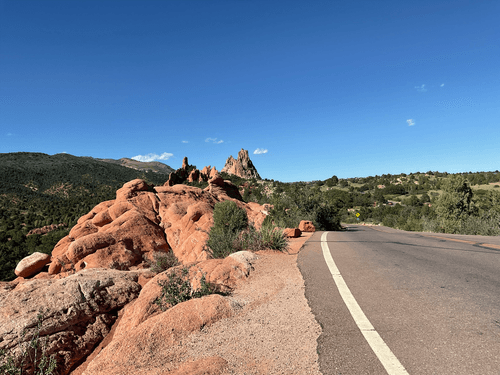 Road to Garden of the gods