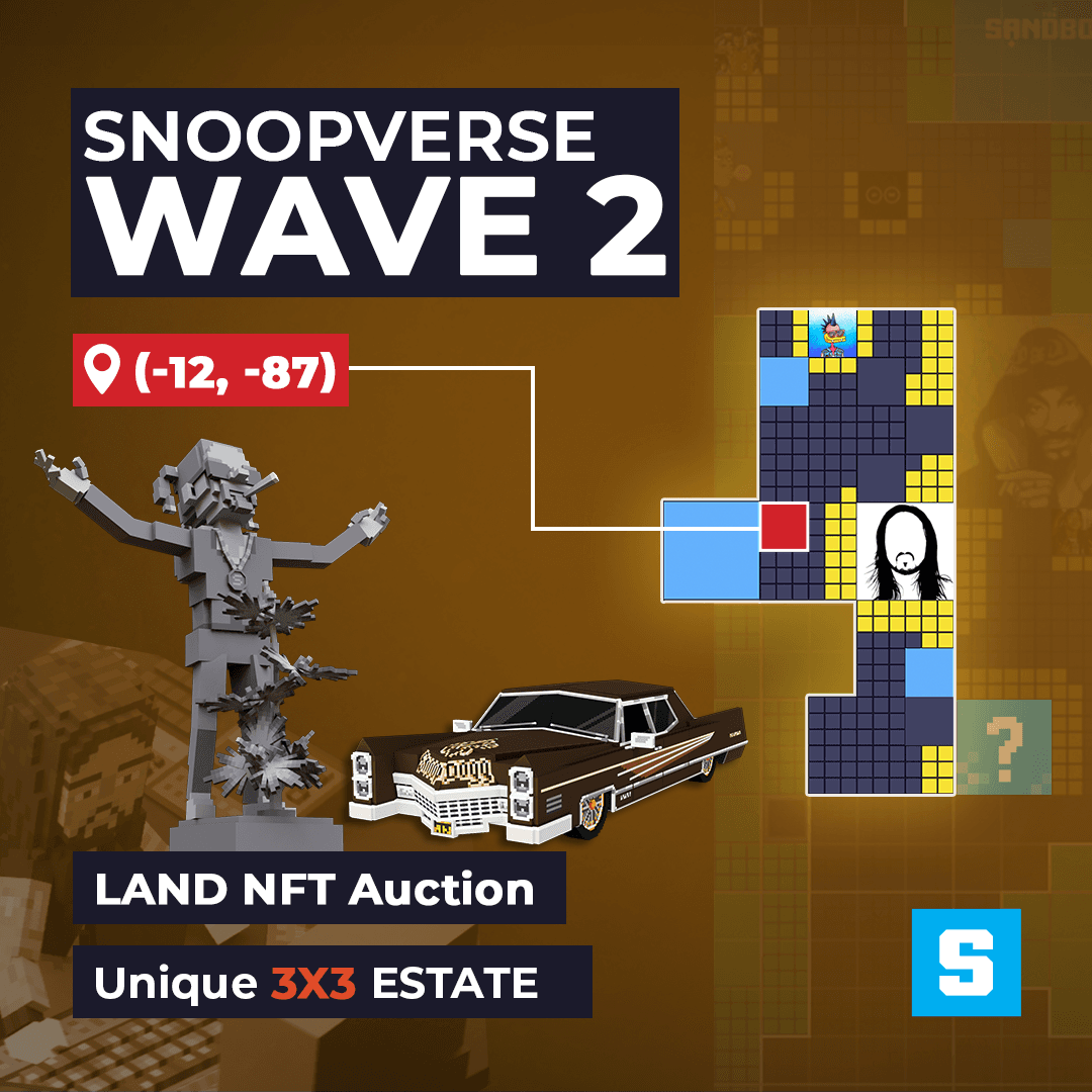 Snoop Dogg LAND Sale Wave 2 - 3x3 Estate S [-12,-87]