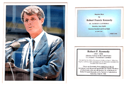 Robert F. Kennedy, 1968 Requiem Mass Invitation Card collection image