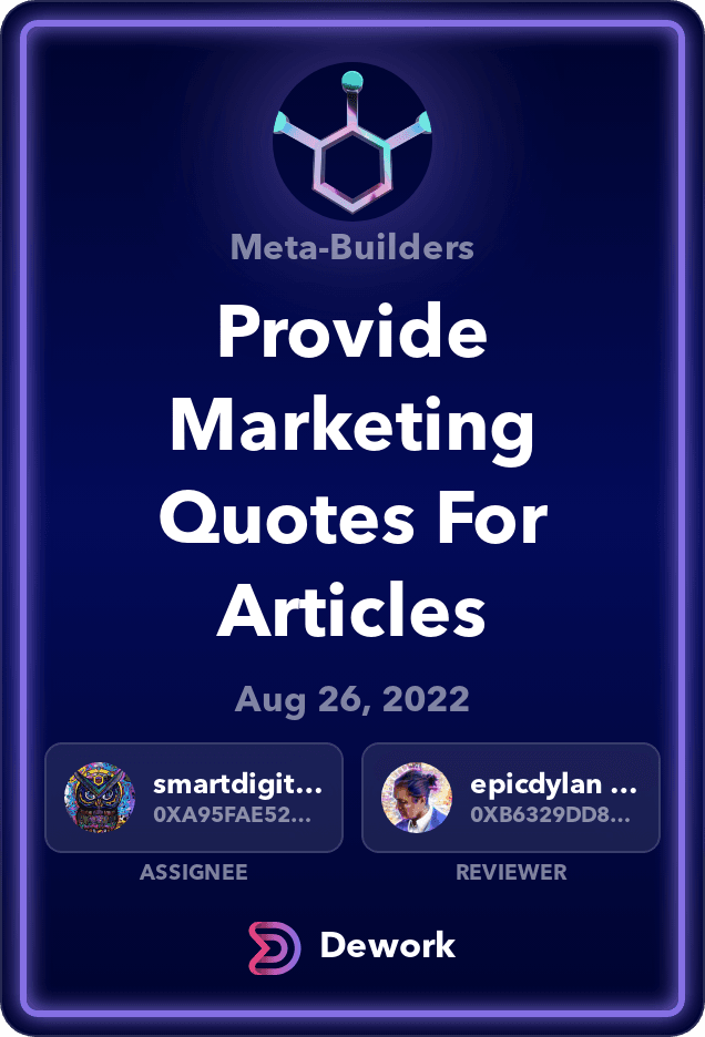 Provide Marketing Quotes For Articles