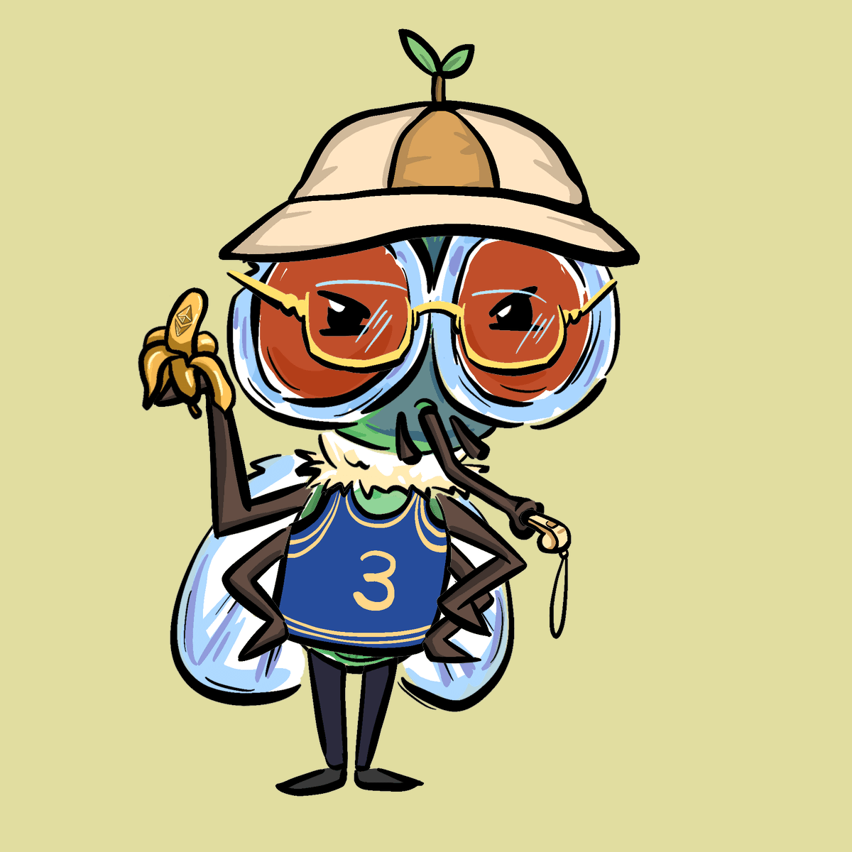 Fly Guys 7929 Dirty Flies OpenSea