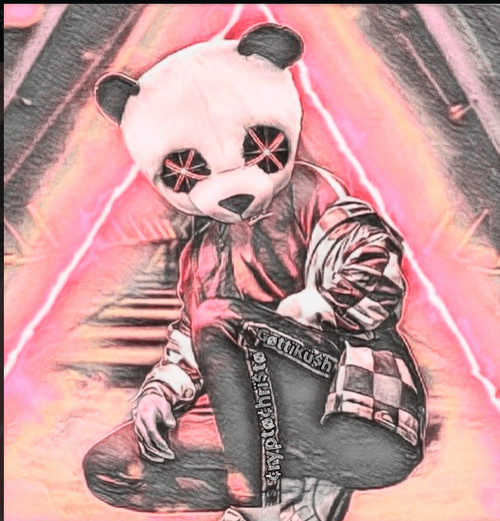 PANDA MADE WITH CLIP ARTS STUDIO
