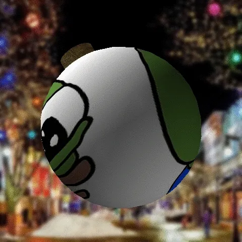 Pepe Christmas Ornament