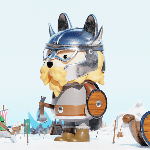 Dog but viking