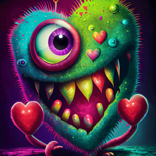 0008 - Little Love Monster