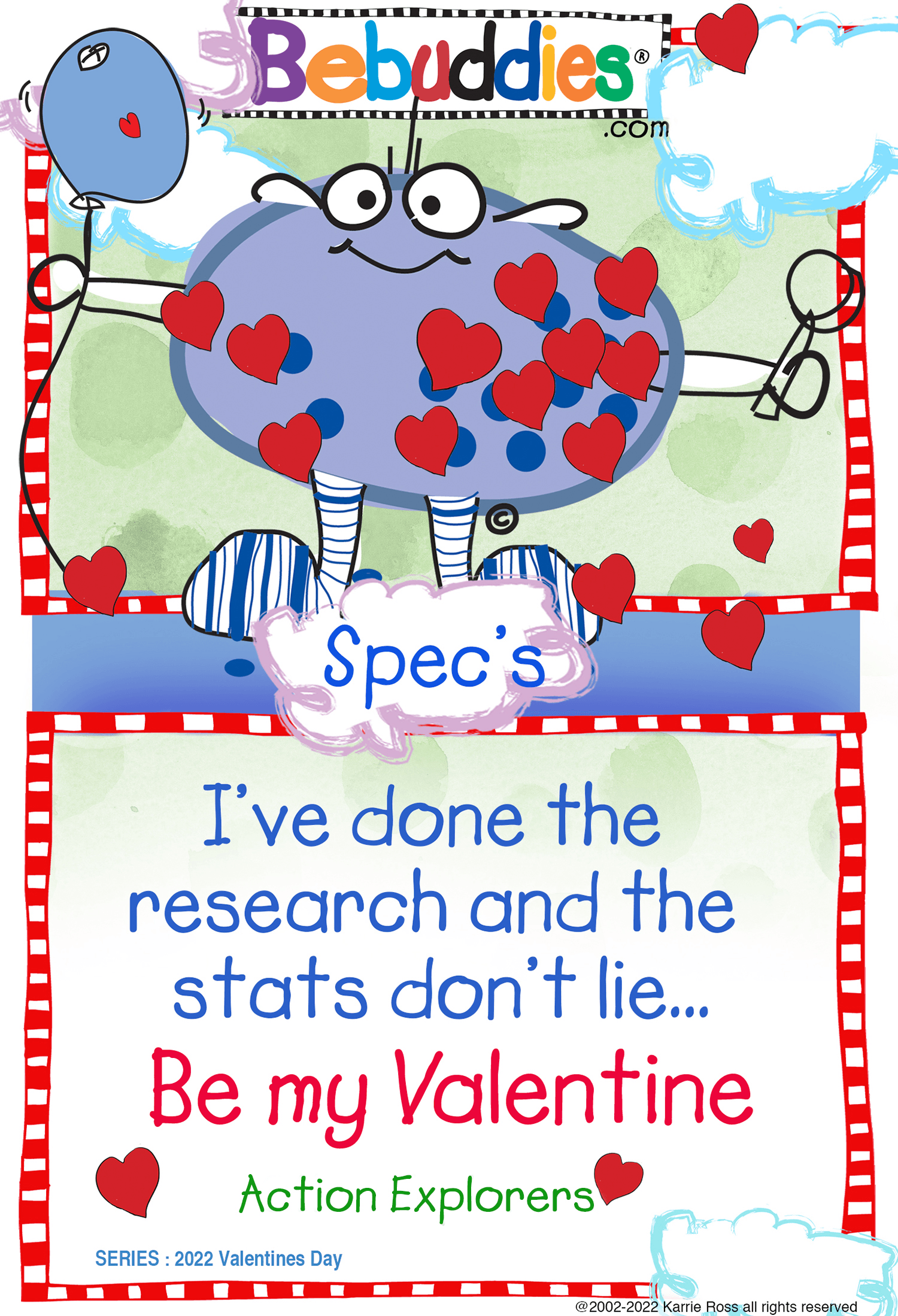 Bebuddies Holidays: Valentines Day by Karrie Ross : Specs