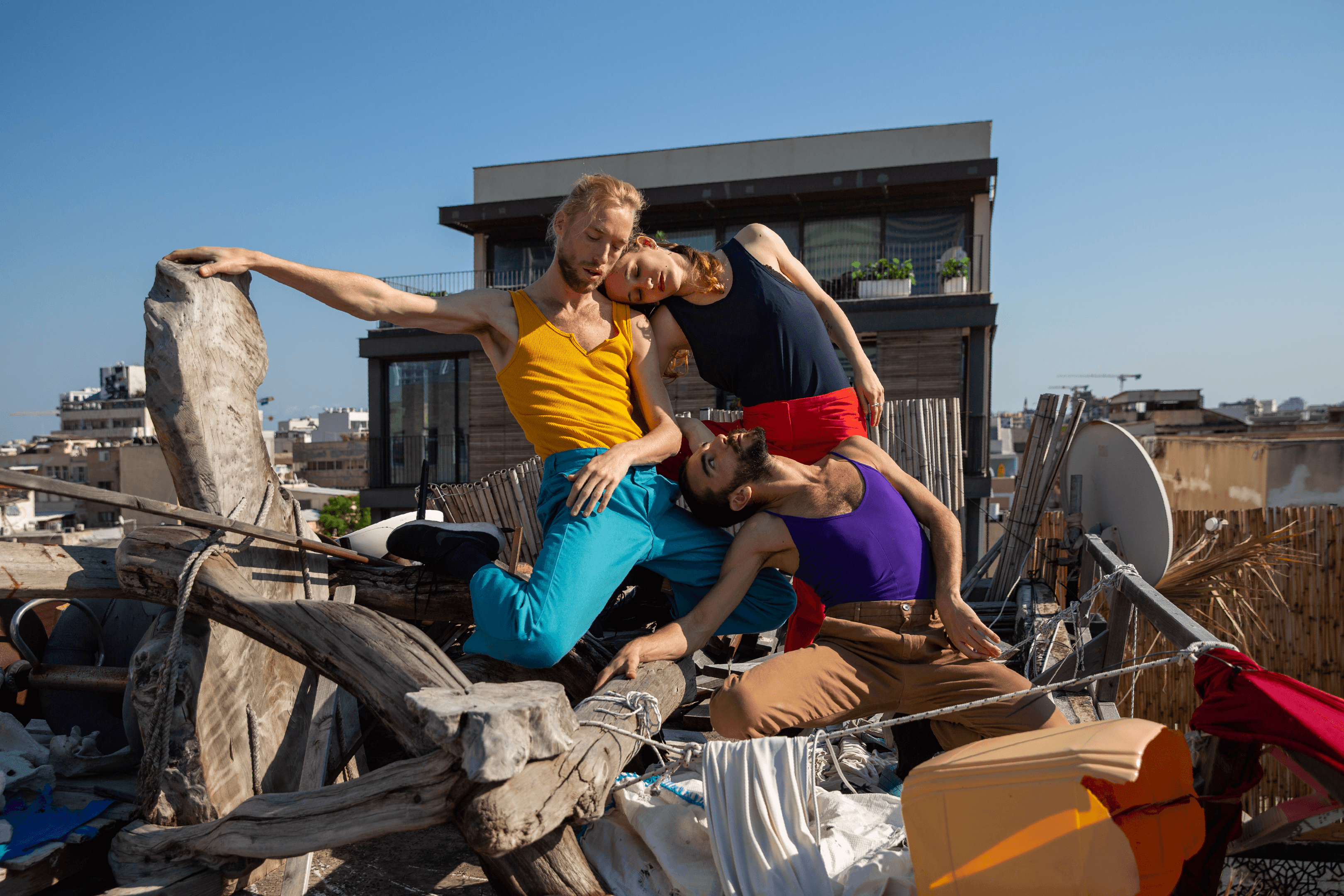 Dancers on Rooftops #116 - Billy, Gianni and Danai (Israel, 2022)