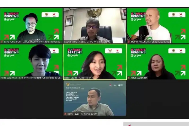 sharing session together Gojek on SME Day