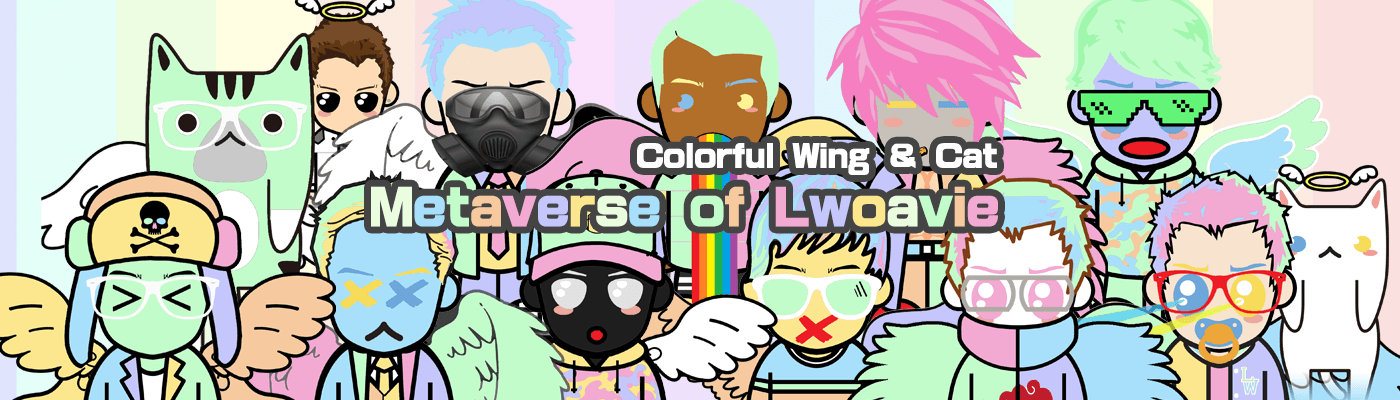 Lwoavie Colorful Wing & Cat
