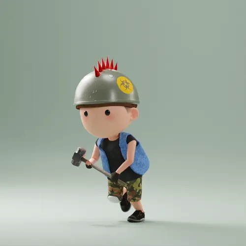 Lil Guardians #18 - Spiky Helmet