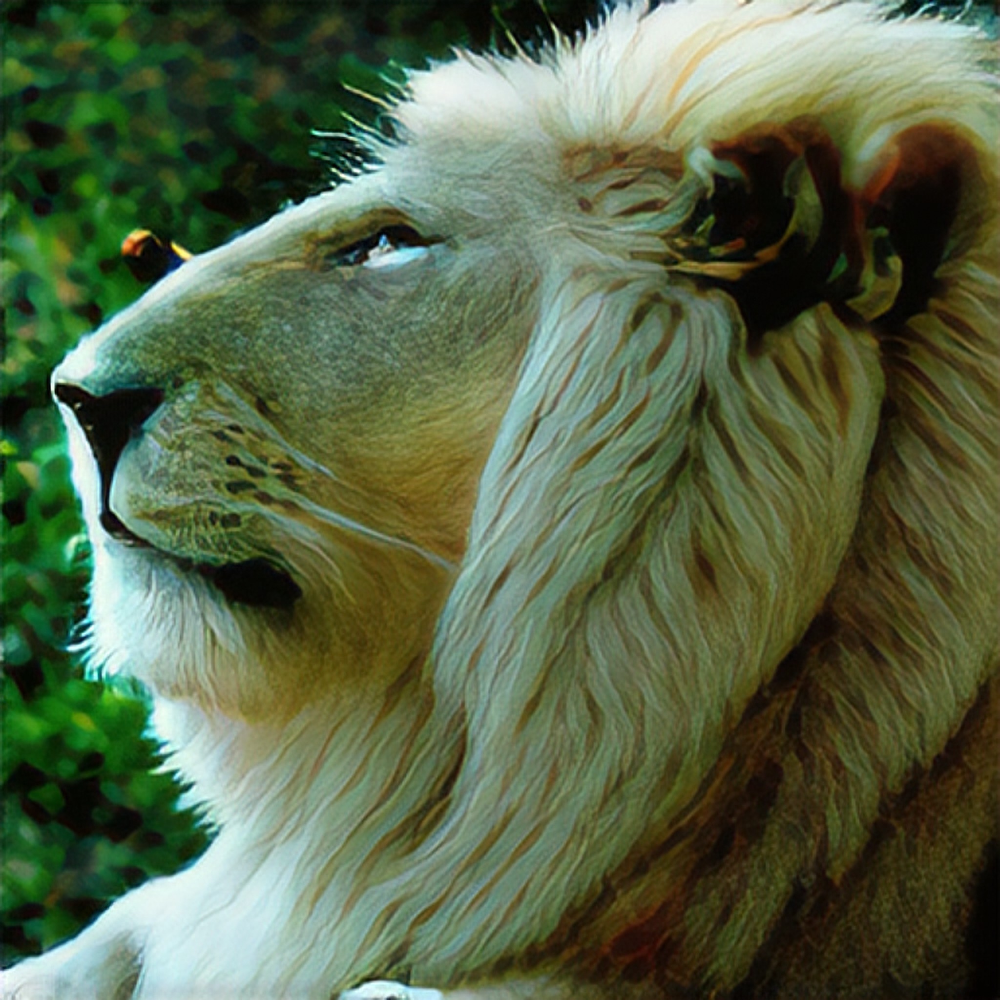 White lion of Jah Ra.