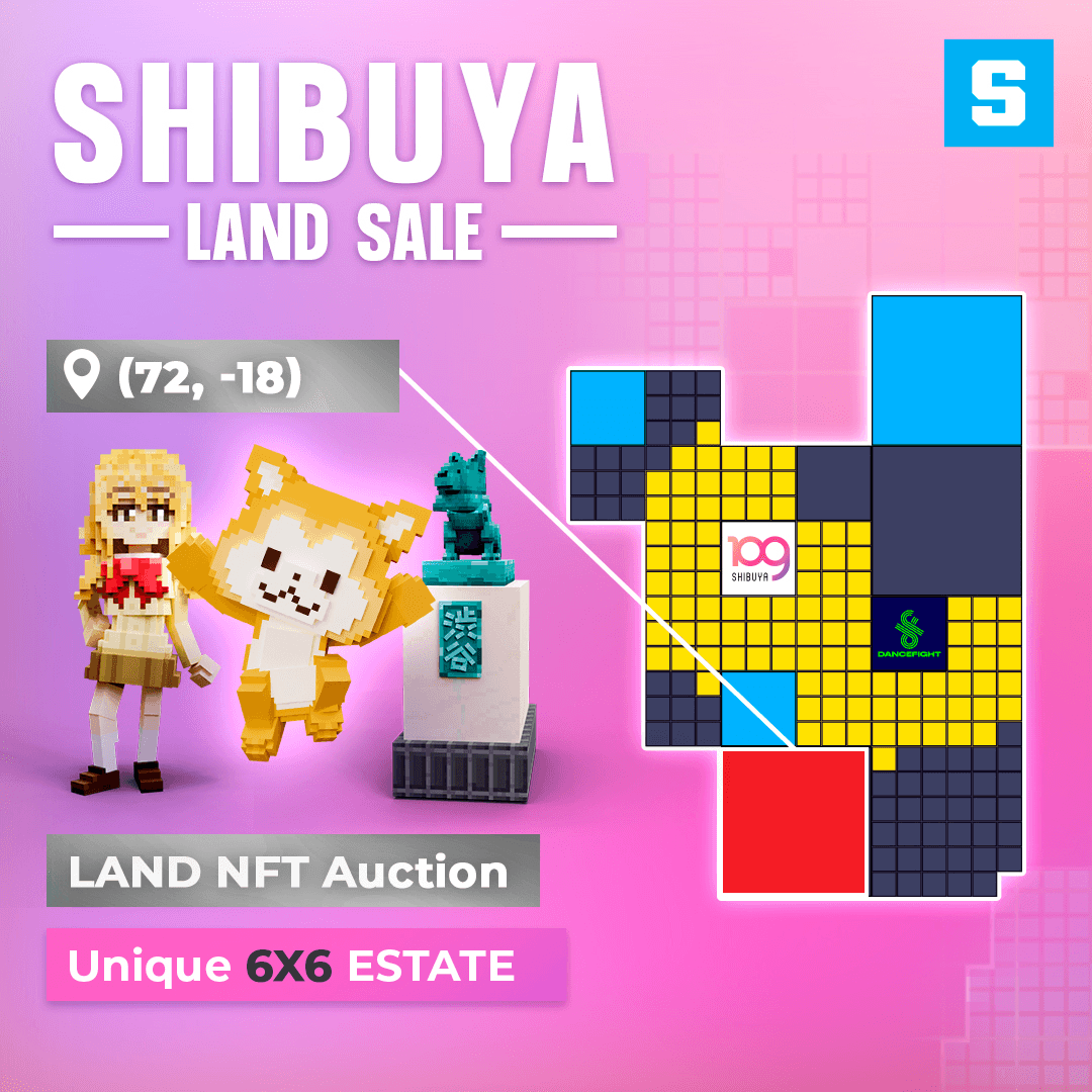 Shibuya LAND Sale - 6x6 Estate M [72,-18]