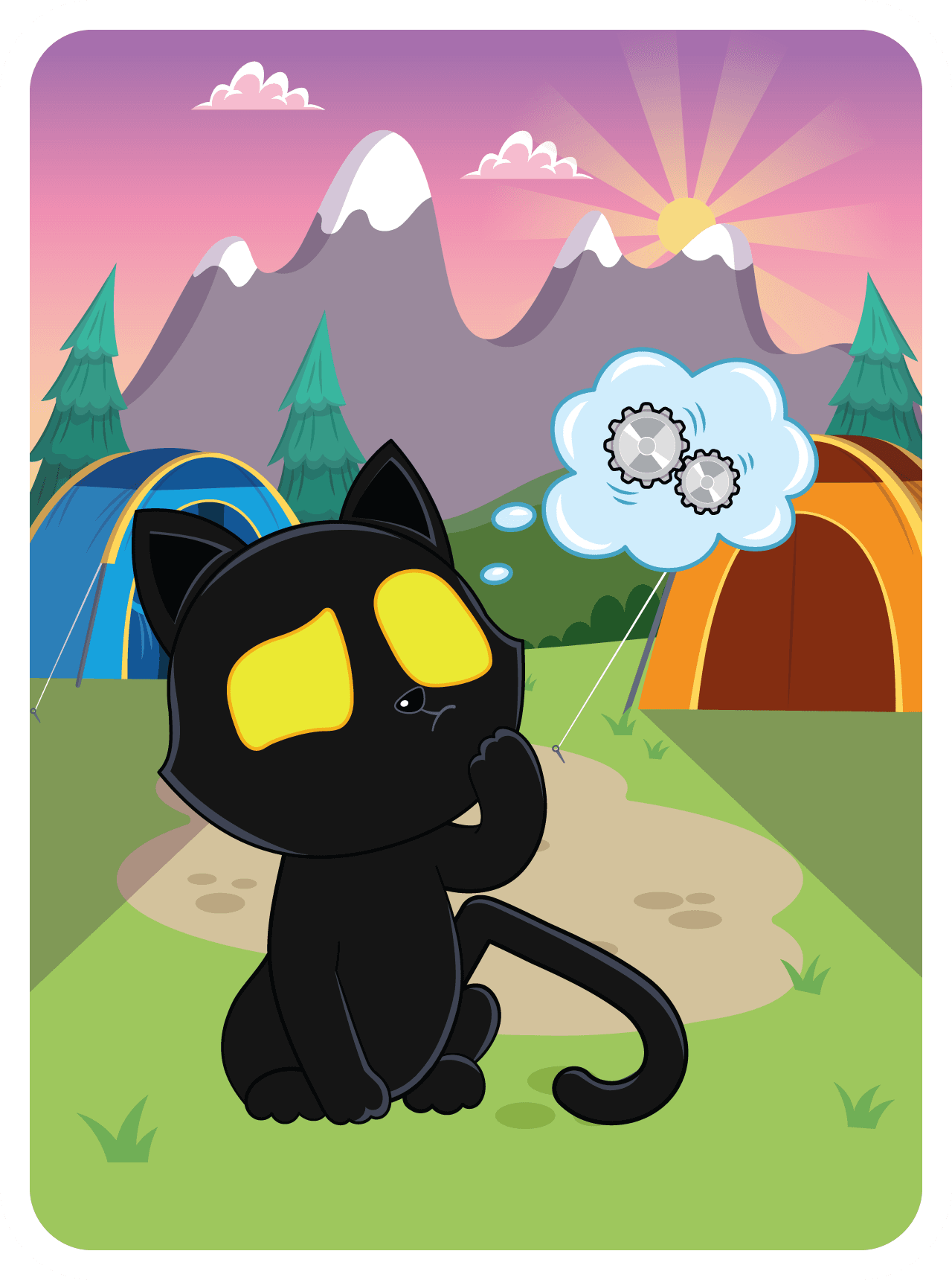 Very, Very, Very, Very, Lucky Black Cat #37159