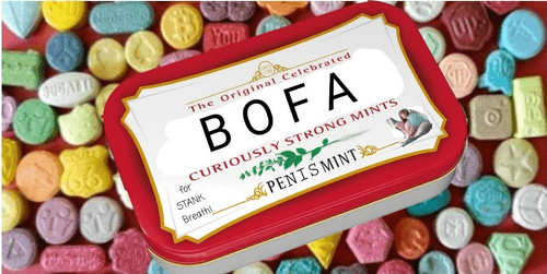 Bofa Curiously Strong Penis Mints, 2021