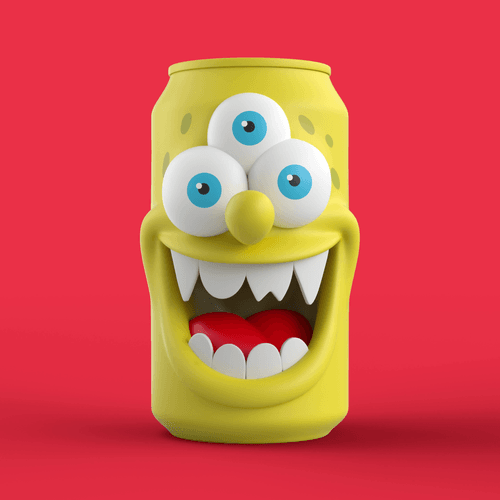 Mad Can (3D) #195