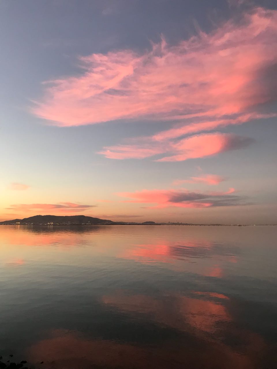 SFO Pink sky