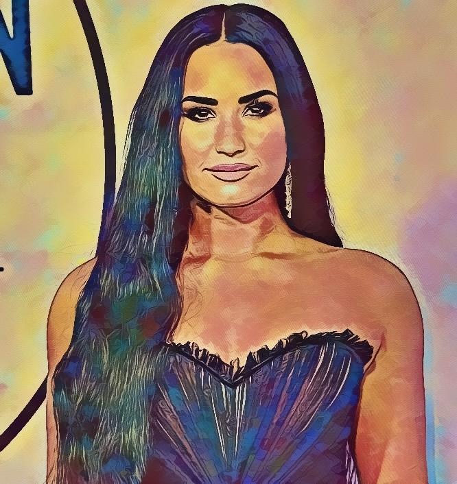 Demi Lovato Celeb Art Beautiful Artworks Of Celebrities Footballers Politicians And Famous People In World Opensea