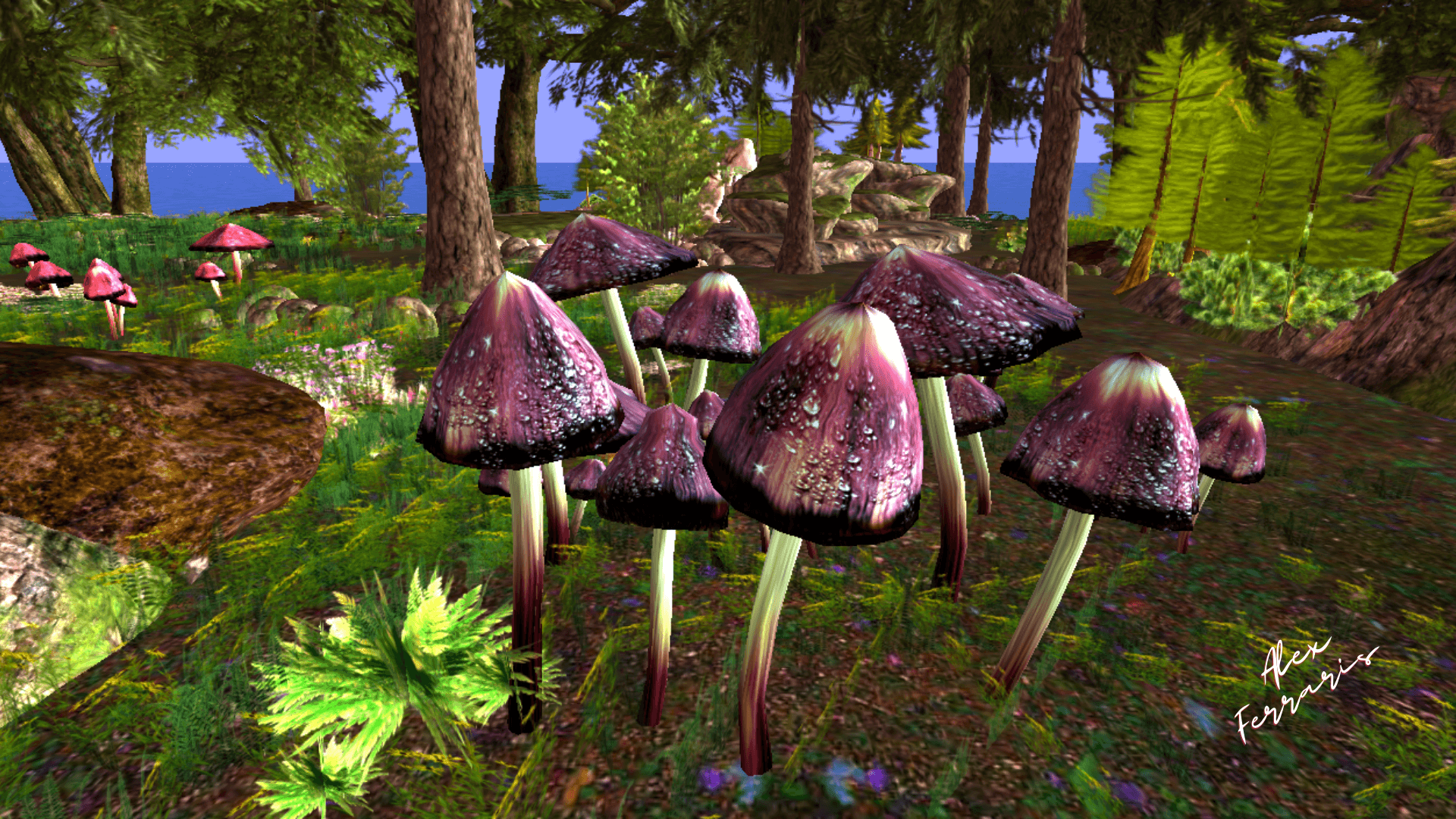 Metaverse mushrooms 
