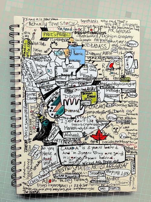 Doodling in Clubhouse