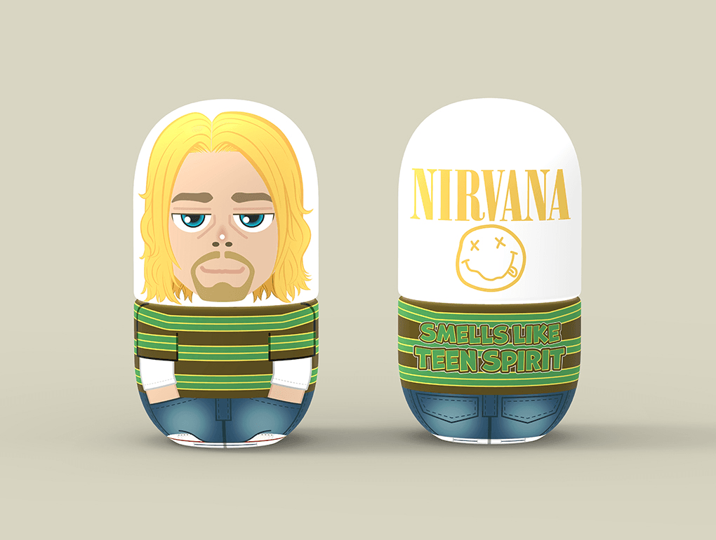 [META DRUG MARKET]-Hoody Capsule-Rock Legend Kurt Cobain