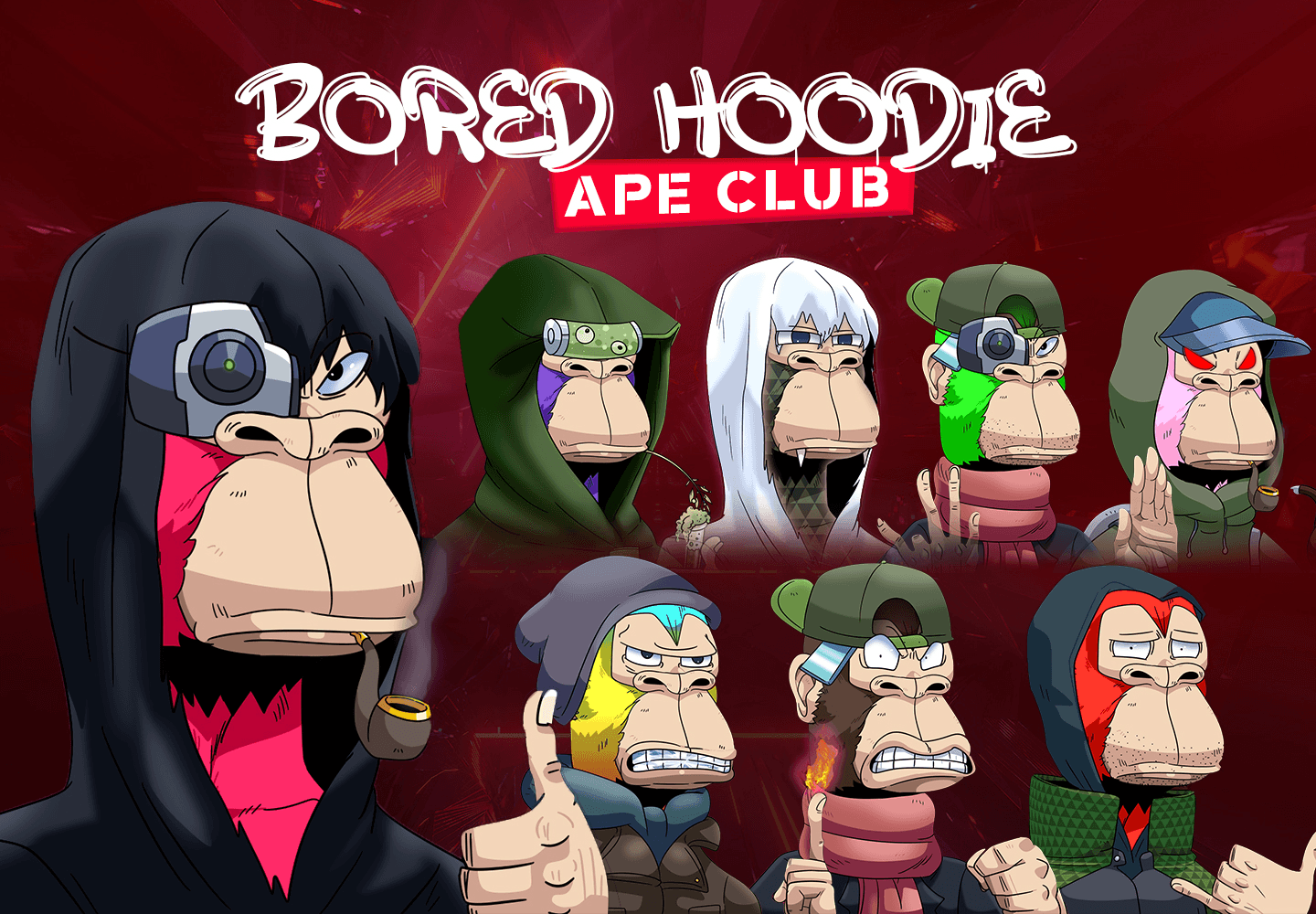 Bored Hoodie Ape Club