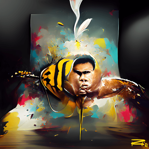 Float Like A Butterfly, Sting Like A Bee Champ!!!