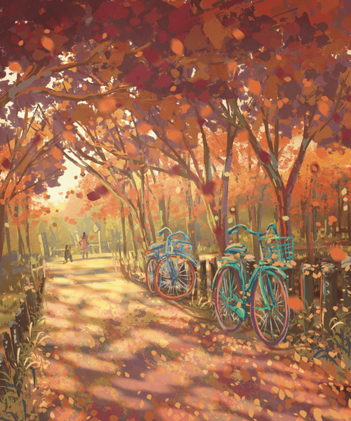 Posttoyou : Autumn road