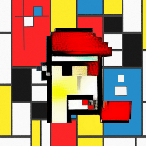 Mondrian Punks #004