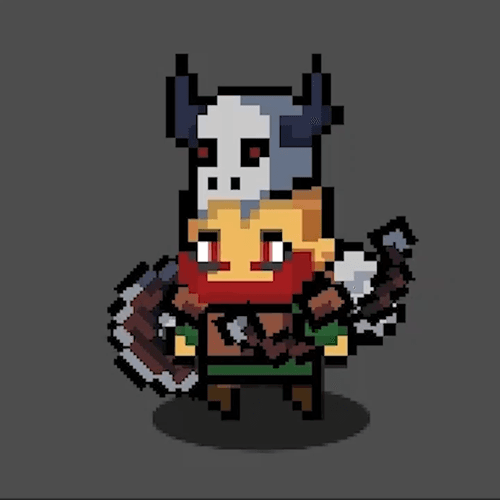 Crypto Fantasy Pals #173 - Wolf