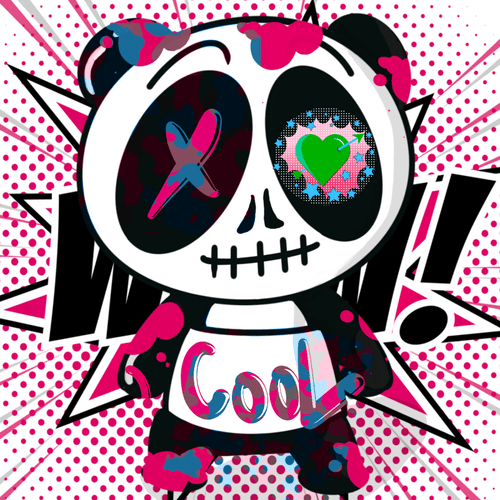 cool panda  original #118