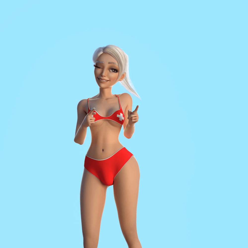 Lifeguard Amy - Agent Red Girls | OpenSea