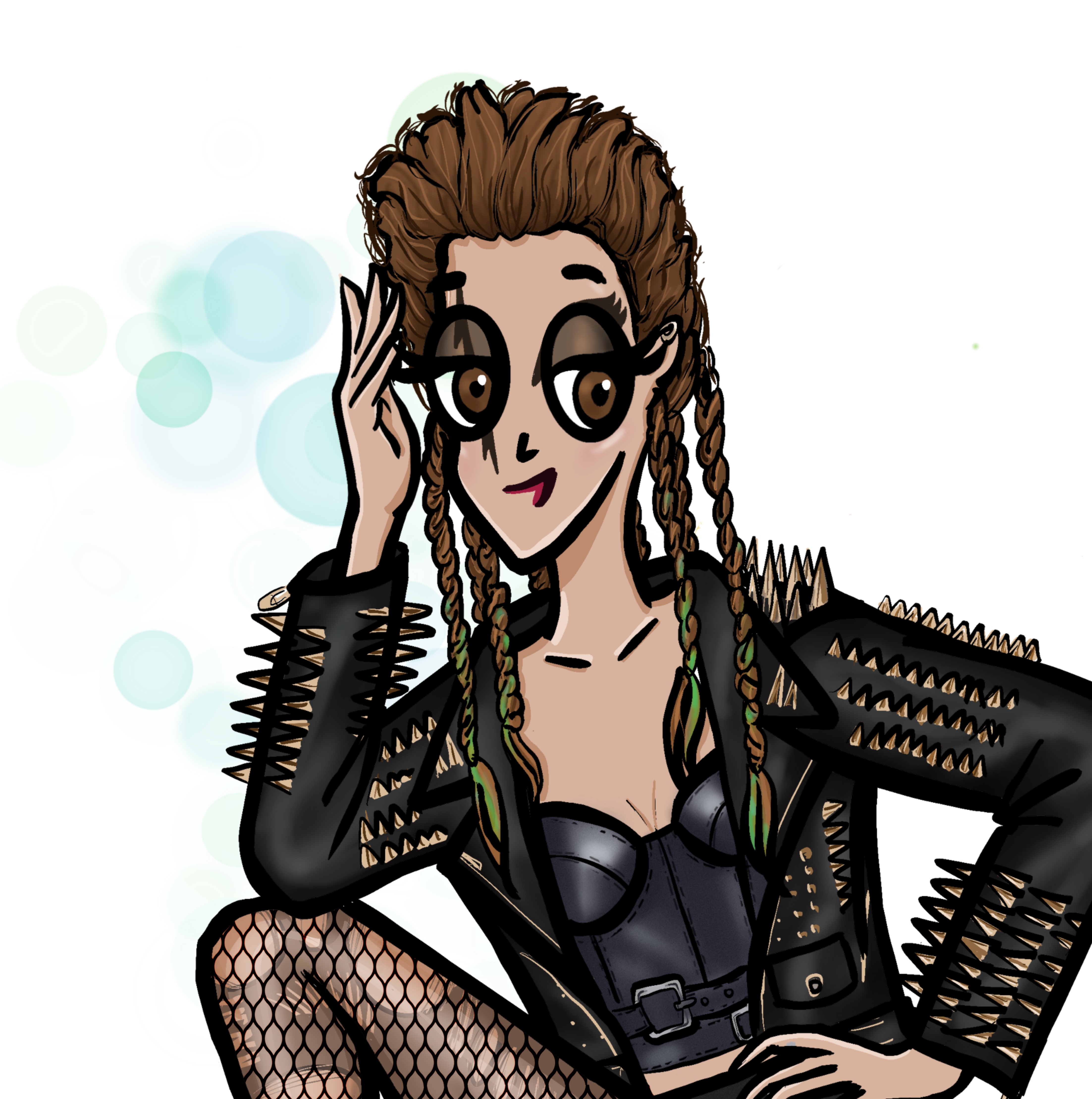 Audrey O. in Punk style