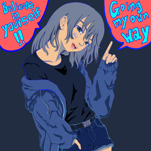 Cool Girl NFT #001 by Shakemitama