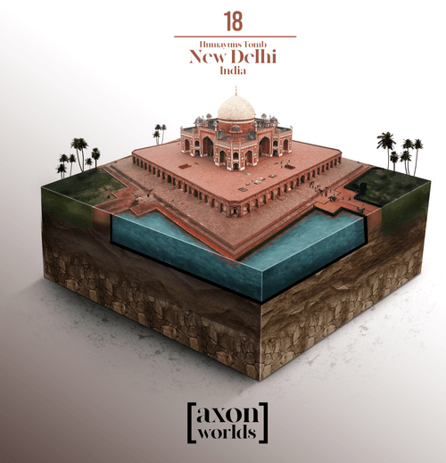 AXON WORLD | 18/1423 | HUMAYUN'S TOMB | NEW DELHI | INDIA | MICRO WORLD