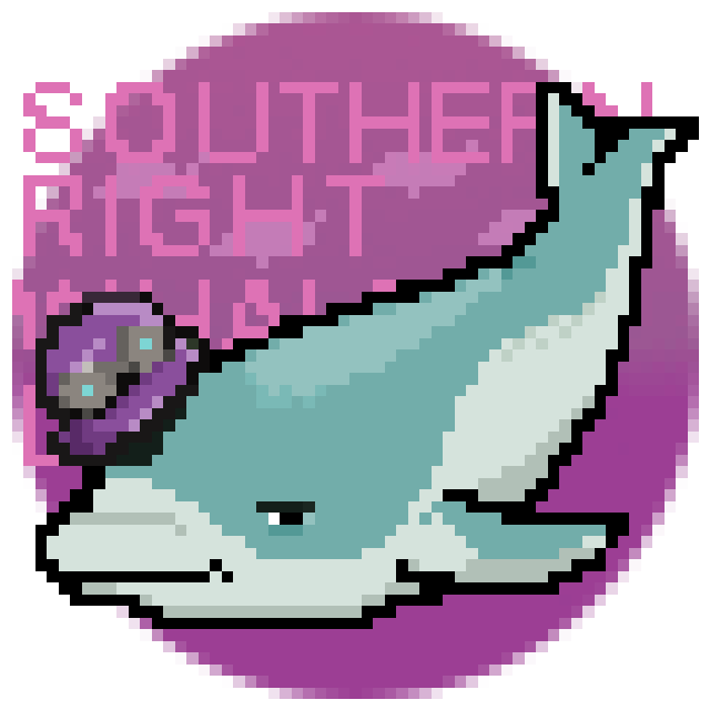 No.016_Southern Right Whale Dolphin -水浅葱色（みずあさぎいろ）- [ SteamPunkWhales ]