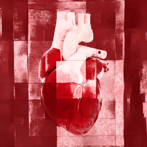 Abstract heart - variation #4