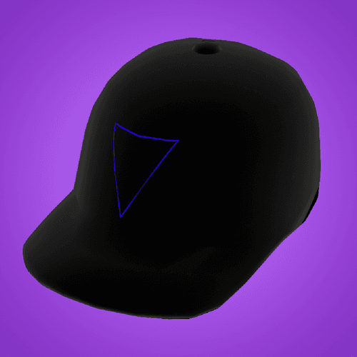 3LAU Blue Triangle Cap