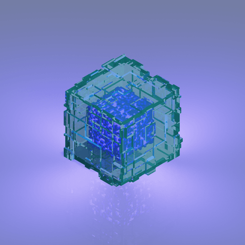 VoxCube Alpha Blue-Green