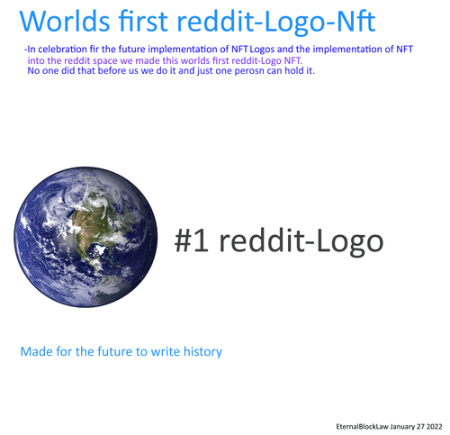 Worlds Number 1 reddit NFT lOGO