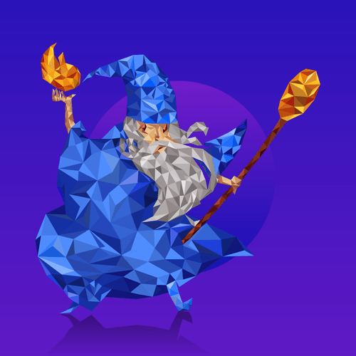 Low Poly Internet Wizard