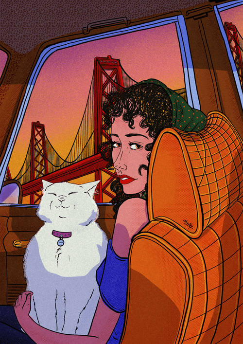 Travelling with a cat Girl