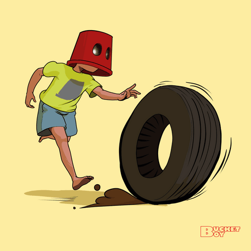 BUCKET AND THE WHEEL