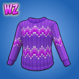 WZ Knitted lilac sweater
