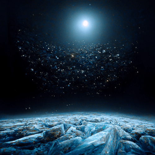 photorealist ice planet