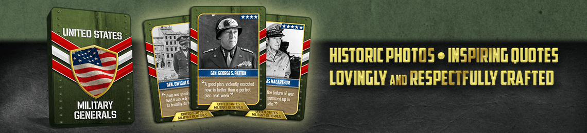 US Military Generals Cards