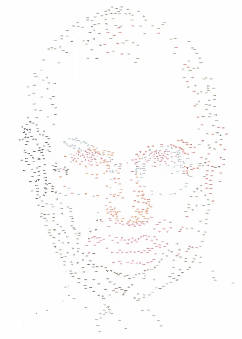 Steve Jobs 1000 Dot-to-dot