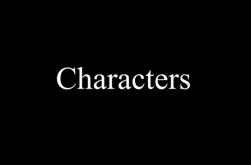 Characters