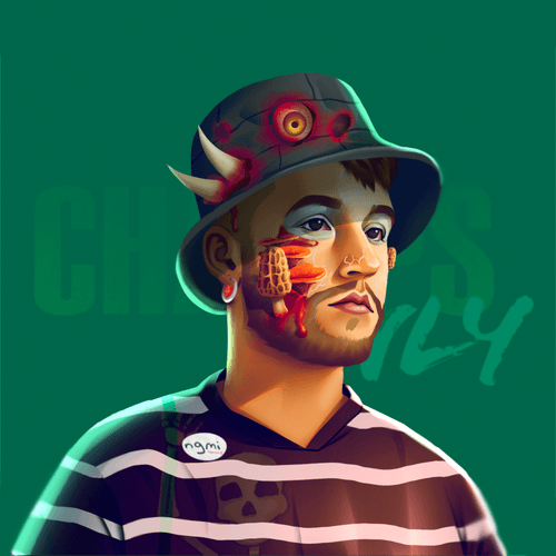 Portrait of a Genuine Founder as His Favorite NFT