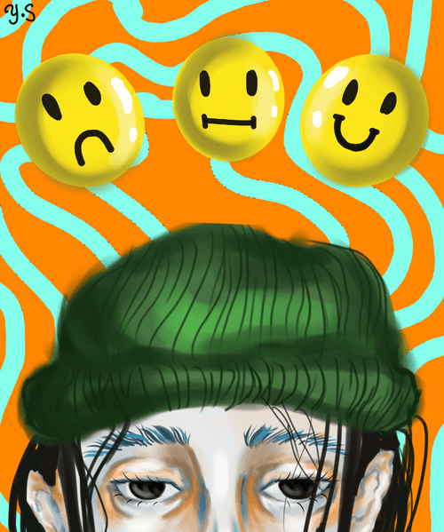 Orange Emotions by Yasmeen Suleiman