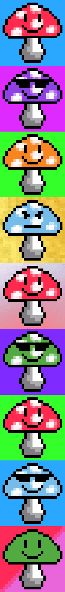 Pixel Shrooms!